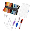 [last day 50%] Rainbow Color Embroidery Threading Tool 136 Sets