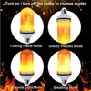 LED Flame Effect Flickering Fire Light Bulb with Gravity Sensor
