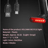 LED USB Rechargeable Bike Tail Light Bicycle