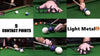 Light Metal Billiard-assisted finger covers