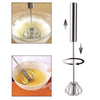 【 LIMITED SALE】Egg Beater Metal Rotate Semi-automatic Hand Stainless Steel