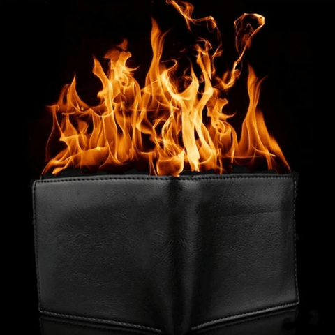 Magic Trick Flame Fire Wallet（Buy 2 free shipping）