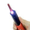 Men's nose hair trimmer razor multi-function double-head shaving device with 2 LED 7-cell battery