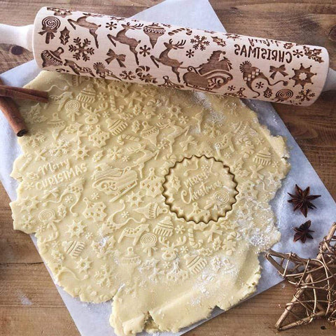 MERRY CHRISTMAS!!! SANTA CLAUS ROLLING PIN
