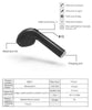 New HBQ-I7 Bluetooth Headset Wireless Sports Stereo Headphone Earphone 5 Colors