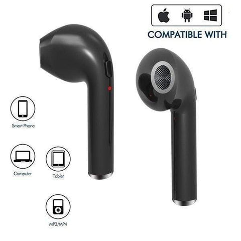 New HBQ-I7 Bluetooth Headset Wireless Sports Stereo Headphone Earphone 5 Colors