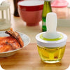Oil Bottle With Silicone Brush For Cooking BBQ Kitchen