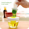 Oil Bottle With Silicone Brush For Cooking BBQ Kitchen