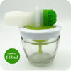 Oil Bottle With Silicone Brush For Cooking BBQ Kitchen