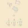 Pacifier biting bag baby food supplement feeding device