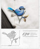 China bird embroidery stick