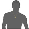 Christian Jesus Single Titanium Cross Necklaces Pendants Women Stainless Steel Gold Silver Black Prayer Choker Men Jewelry
