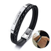 Personalized Bracelet Multi Layer Leather Bangle