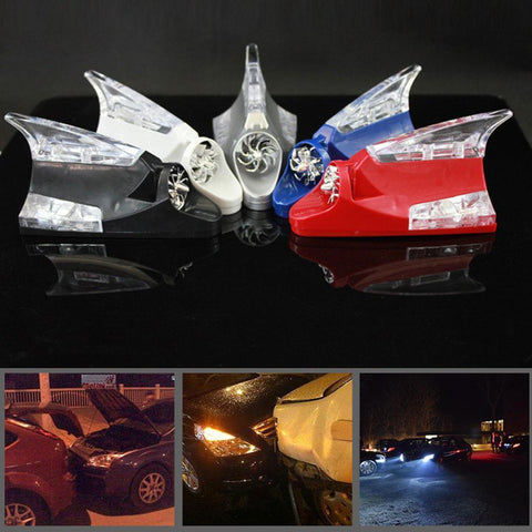 LED Wind Power Shark Fin Car Warning Light