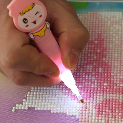 Premium Diamond Painting Drill Pen With Light