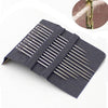 Self-threading Blind Needles