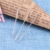 Self-threading Blind Needles