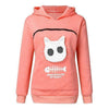 Sweatshirt Animal Pouch Hood Tops