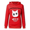 Sweatshirt Animal Pouch Hood Tops