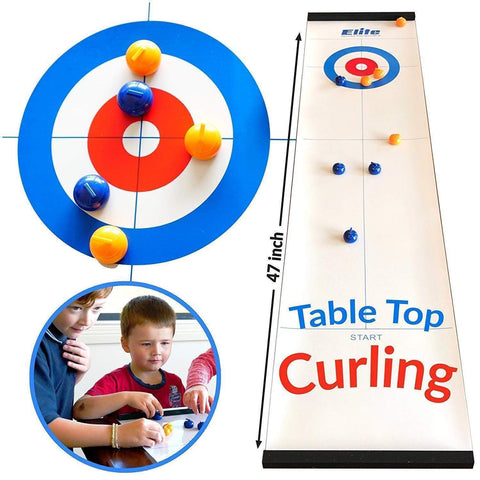 Tabletop Bulls Eye Curling Game (Original 2019 Version)