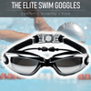 The Elite Professional HD Anti-Fog Swim Goggles