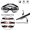 The Elite Professional HD Anti-Fog Swim Goggles