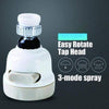Three-Mode Water-Saving Faucet Head