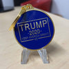 Trump 2020 'Keep America Great' Gold Plated Keychain