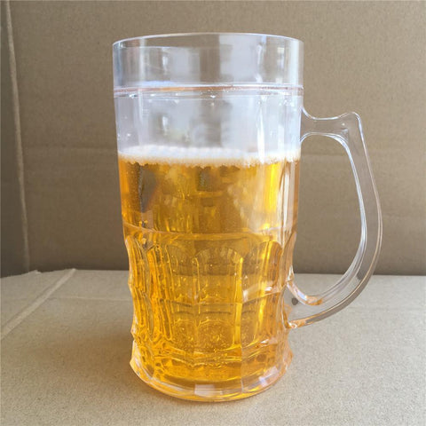 Creative Double Summer Town Ice Fake Beer Cup