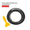 Universal DIY Flexible Interior Decoration Moulding Trim Strips Car