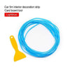 Universal DIY Flexible Interior Decoration Moulding Trim Strips Car