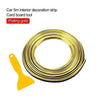 Universal DIY Flexible Interior Decoration Moulding Trim Strips Car