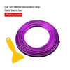 Universal DIY Flexible Interior Decoration Moulding Trim Strips Car