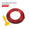 Universal DIY Flexible Interior Decoration Moulding Trim Strips Car