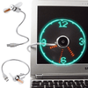 USB Fan with Real LED Clock