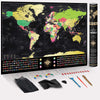 Voyager Deluxe Scratch-Off World Map (60% OFF)