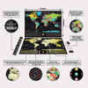 Voyager Deluxe Scratch-Off World Map (60% OFF)