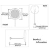 Wall-Mount Makeup Mirror