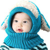 Warm Cozy Bunny Scarf-Beanie