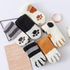 Winter Cat Claws Socks