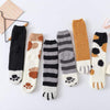 Winter Cat Claws Socks