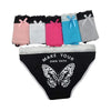Women Underwear Sexy Lace Butterfly Transparen
