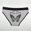 Women Underwear Sexy Lace Butterfly Transparen