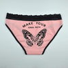 Women Underwear Sexy Lace Butterfly Transparen
